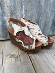 Ready to Ship - Used Cowhide Wedge