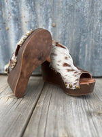 Ready to Ship - Used Cowhide Wedge